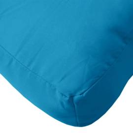 Pernă de taburet paleți, albastru deschis, material textil, 5 image