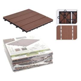 Progarden set plăci de gresie pentru terasă, 6 buc, maro, 2 image