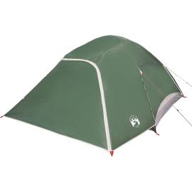 Cort de camping cupolă pentru 6 persoane, verde, impermeabil, 4 image