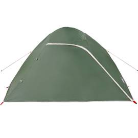 Cort de camping cupolă pentru 6 persoane, verde, impermeabil, 6 image