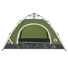Cort de camping pentru 2 persoane, setare rapidă, verde, 6 image