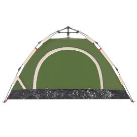 Cort de camping pentru 2 persoane, setare rapidă, verde, 9 image