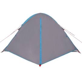 Cort de camping cupolă pentru 2 persoane, albastru, impermeabil, 6 image