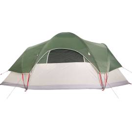 Cort de camping cupolă pentru 9 persoane, verde, impermeabil, 9 image