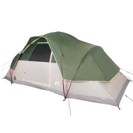 Cort de camping cupolă pentru 9 persoane, verde, impermeabil, 4 image