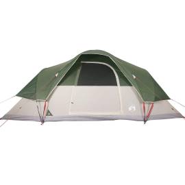 Cort de camping cupolă pentru 9 persoane, verde, impermeabil, 6 image