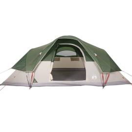 Cort de camping cupolă pentru 9 persoane, verde, impermeabil, 7 image