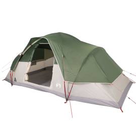 Cort de camping cupolă pentru 9 persoane, verde, impermeabil, 5 image