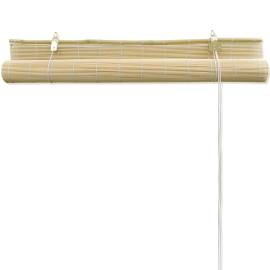 Jaluzea tip rulou, natural, 100x220 cm, bambus, 4 image