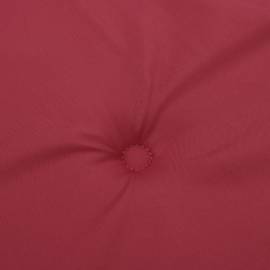 Perne cu spătar mic, 2 buc. roșu vin 100x50x3 cm textil oxford, 7 image