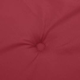 Perne cu spătar mic, 6 buc. roșu vin 100x50x3 cm textil oxford, 7 image