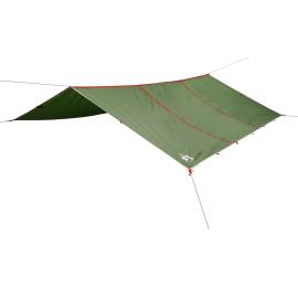 Prelată de camping, verde, 420x440 cm, impermeabilă, 2 image