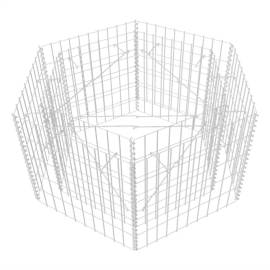 Strat înălțat gabion hexagonal, 100 x 90 x 50 cm, 2 image