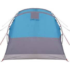 Cort de camping pentru 3 persoane, albastru, impermeabil, 8 image