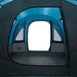 Cort de camping pentru 3 persoane, albastru, impermeabil, 9 image