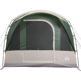 Cort de camping pentru 3 persoane, verde, impermeabil, 6 image