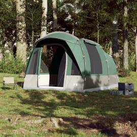 Cort de camping pentru 3 persoane, verde, impermeabil, 3 image