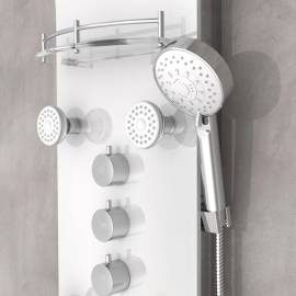 Eisl panou de duș cu baterie mixer karibik, alb, 8 image