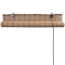 Jaluzea tip rulou, maro, 100 x 220 cm, bambus, 4 image