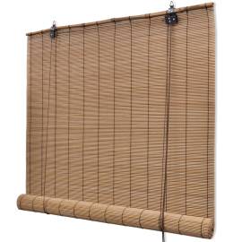 Jaluzea tip rulou, maro, 100 x 220 cm, bambus, 2 image