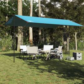 Prelată de camping, albastru, 500x294 cm, impermeabilă, 3 image