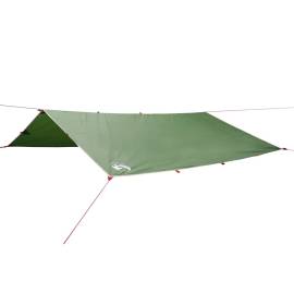 Prelată de camping, verde, 360x294 cm, impermeabilă, 2 image