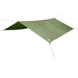 Prelată de camping, verde, 420x440 cm, impermeabilă, 2 image