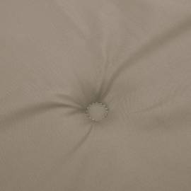 Perne cu spătar mic, 2 buc. gri taupe 100x50x3 cm textil oxford, 7 image