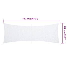 Plasă de camuflaj cu geantă de depozitare, alb, 519x142 cm, 7 image