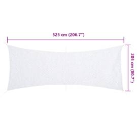 Plasă de camuflaj cu geantă de depozitare, alb, 525x205 cm, 7 image