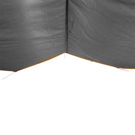 Prelată de camping, gri și portocaliu, 400x294 cm, impermeabilă, 6 image