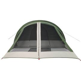 Cabină cort de camping, 4 persoane, verde, impermeabil, 7 image