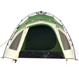 Cort de camping cupolă 3 persoane, setare rapidă, verde, 6 image