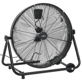 Ventilator industrial cu tambur, negru, 60 cm, 180 w