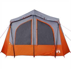 Cort cabină de camping, 5 persoane, gri, impermeabil, 7 image