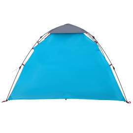 Cort de camping cupolă 3 persoane, setare rapidă, albastru, 9 image