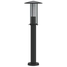 Lampă exterioară de podea, negru, 60 cm, oțel inoxidabil, 2 image
