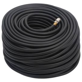 Furtun de aer hibrid, negru, 0,6", 50 m, cauciuc și pvc, 2 image