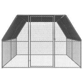 Coteț de păsări, 3x4x2 m, oțel galvanizat, 2 image