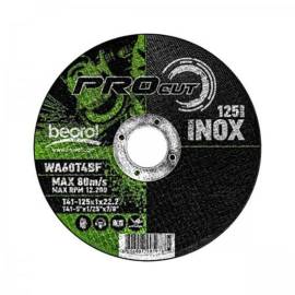 Disc debitat inox, 125x1 mm, beorol