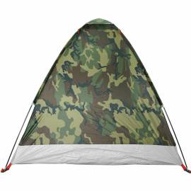 Cort de camping cupolă pentru 2 persoane, camuflaj, impermeabil, 9 image