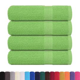 Prosoape de mână 4 buc verde măr 50x100 cm 360 g/m² 100% bumbac, 2 image