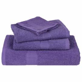 Prosoape de baie 10 buc violet 100x150 cm 360 g/m² 100% bumbac, 4 image