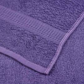 Prosoape de baie 2 buc violet 100x150 cm 360 g/m² 100% bumbac, 6 image