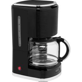 Cafetiera ecg kp 2150 stripe, 980 w, 1.5 litri, preparare pana la 10 cesti de