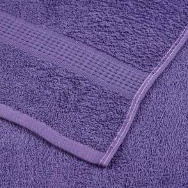 Prosoape de duș 2 buc violet 70x140 cm 360 g/m² 100% bumbac, 6 image