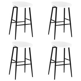 Set mobilier de bar, 5 piese, negru și alb, 6 image