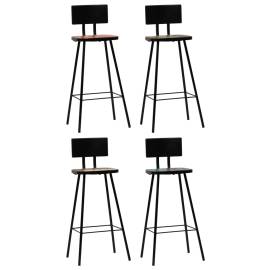 Set mobilier de bar, 5 piese, negru, 7 image