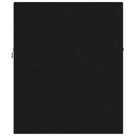 Dulap cu chiuvetă încorporată, negru, pal, 10 image