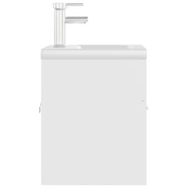 Dulap cu chiuvetă încorporată, alb, pal, 6 image